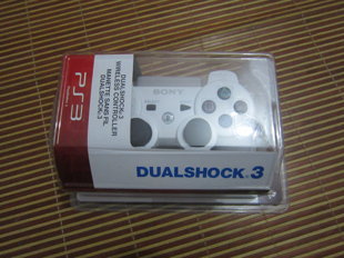 Mando inalámbrico Sixasis Dualshock oficial Sony para Playstation 3. Blanco