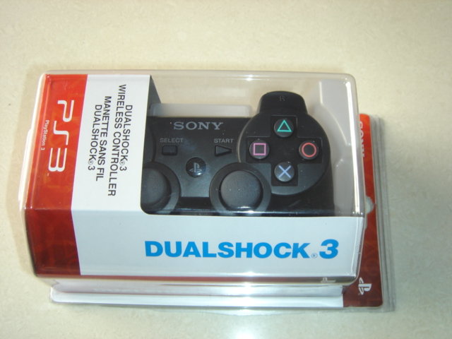 Mando inalámbrico Sixasis Dualshock 3 oficial Sony para Playstation 3. Negro